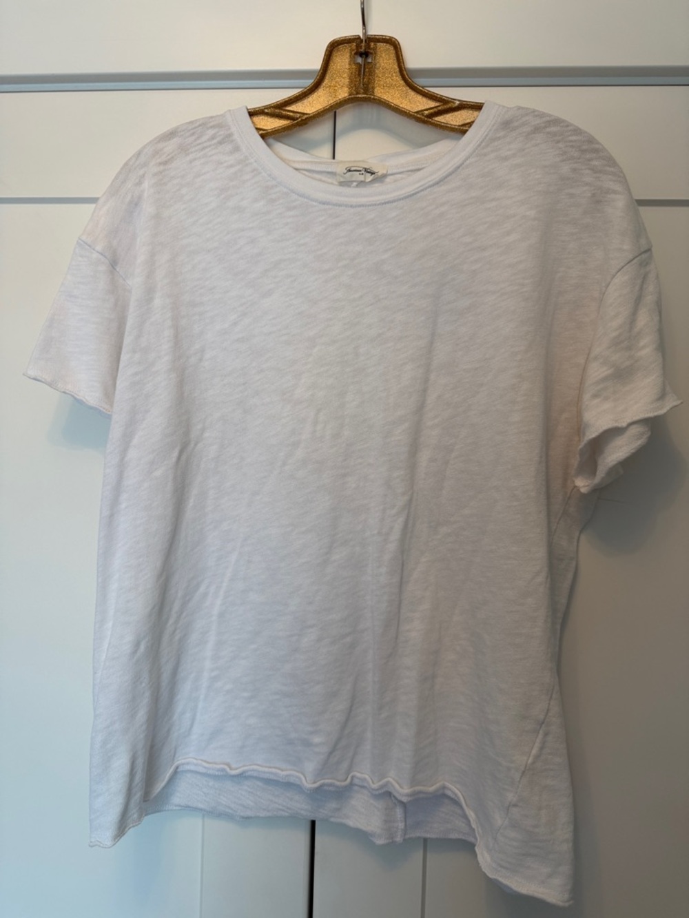 American Vintage White Crewneck Tee